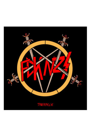 Sticker FCK NZS Reign In Blood (10x10cm, 20 Stck)