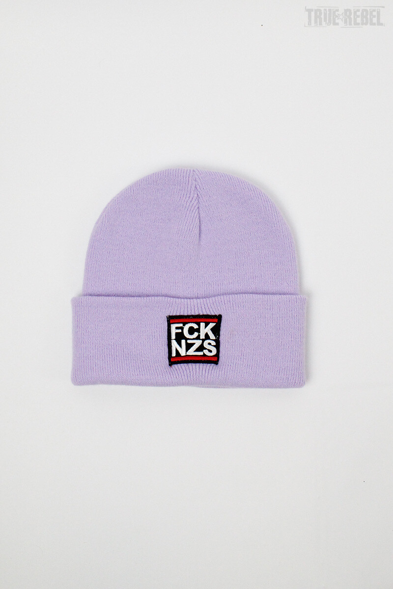 True Rebel Beanie FCK NZS Lavender