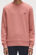 Fred Perry Crew Neck Sweater Putty Pink