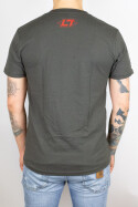 Less Talk T-Shirt Rotfront Light Charcoal
