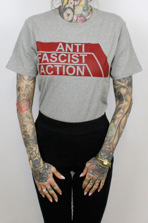 True Rebel T-Shirt AFA 2.0 Grey Burgundy