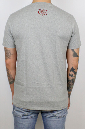 True Rebel T-Shirt AFA 2.0 Grey Burgundy