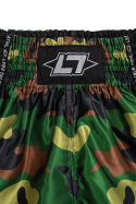 Less Talk Taped Muay Thai Shorts Camouflage Black