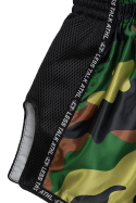 Less Talk Taped Muay Thai Shorts Camouflage Black