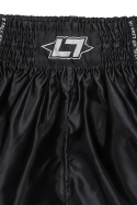 Less Talk Taped Muay Thai Shorts Black