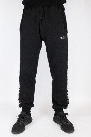 Less Talk Athletics Taped Sweatpants Black