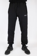 Less Talk Athletics Taped Sweatpants Black