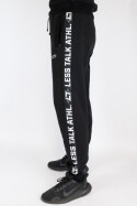 Less Talk Athletics Taped Sweatpants Black