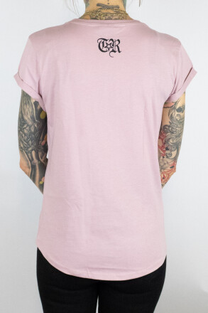 True Rebel Ladies Shirt AFA 2.0 Pocket Print Miami Pink