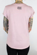 True Rebel Ladies Shirt AFA 2.0 Pocket Print Miami Pink