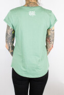 True Rebel Ladies Shirt Vatos Locos Sage Green