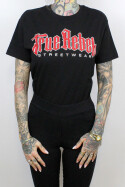 True Rebel T-Shirt Vatos Locos Black Burgundy