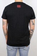 True Rebel T-Shirt Vatos Locos Black Burgundy