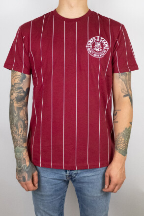 Unfair Athletics DMWU BP Pinstripes T-Shirt Burgundy