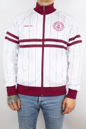 Unfair Athletics DMWU Pinstripes Tracktop White Burgundy