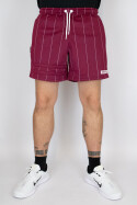 Unfair Athletics DMWU Pinstripes Shorts Burgundy