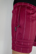 Unfair Athletics DMWU Pinstripes Shorts Burgundy
