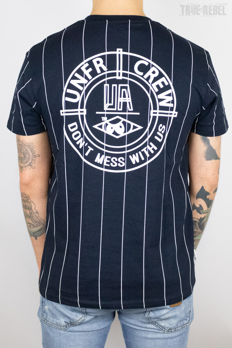 Unfair Athletics DMWU BP Pinstripes T-Shirt Navy