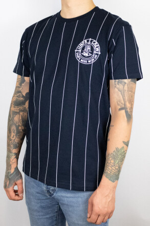 Unfair Athletics DMWU BP Pinstripes T-Shirt Navy