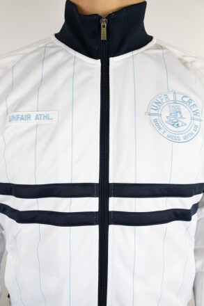 Unfair Athletics DMWU Pinstripes Tracktop White Navy