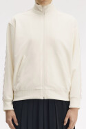Fred Perry Ladies Taped Track Jacket Ecru