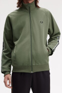 Fred Perry Taped Track Jacket LW Green Black