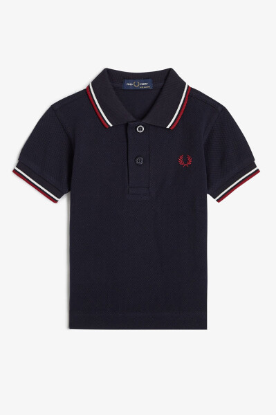 Fred Perry Kids Shirt My First Fred Perry Navy 6-12 Months