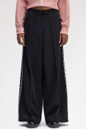 Fred Perry Ladies Taped Track Pants Black