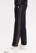 Fred Perry Contrast Tape Track Pants Black Shaded Stone