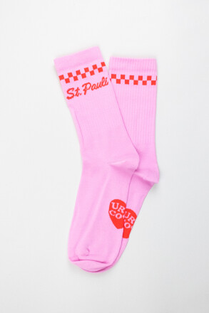 Ur So Cool Socks Checkerboard Pink