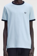 Fred Perry Ringer T-Shirt Track Blue Navy