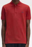 Fred Perry Polo Shirt Burton Red Navy