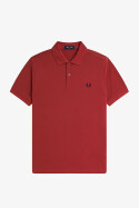 Fred Perry Polo Shirt Burton Red Navy