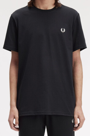 Fred Perry Bold Branding T-Shirt Black
