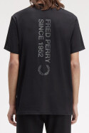 Fred Perry Bold Branding T-Shirt Black