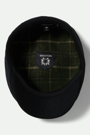 Brixton Brood Flannel Cap Black Moss