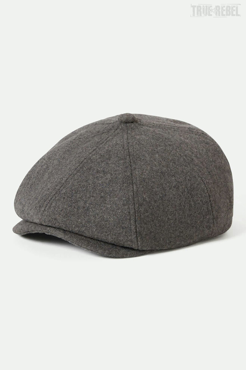 Brixton Brood Flannel Cap Dark Heather Grey Washed Navy