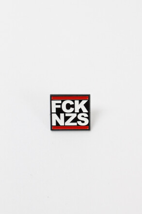 True Rebel Metal Pin FCK NZS Black