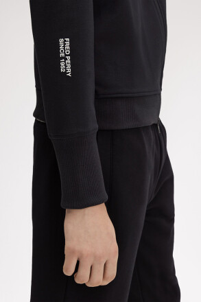 Fred Perry Thumbhole Track Jacket Black