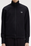 Fred Perry Thumbhole Track Jacket Black