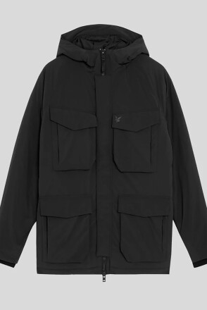 Lyle & Scott Tactical Wadded Parka Black Ice