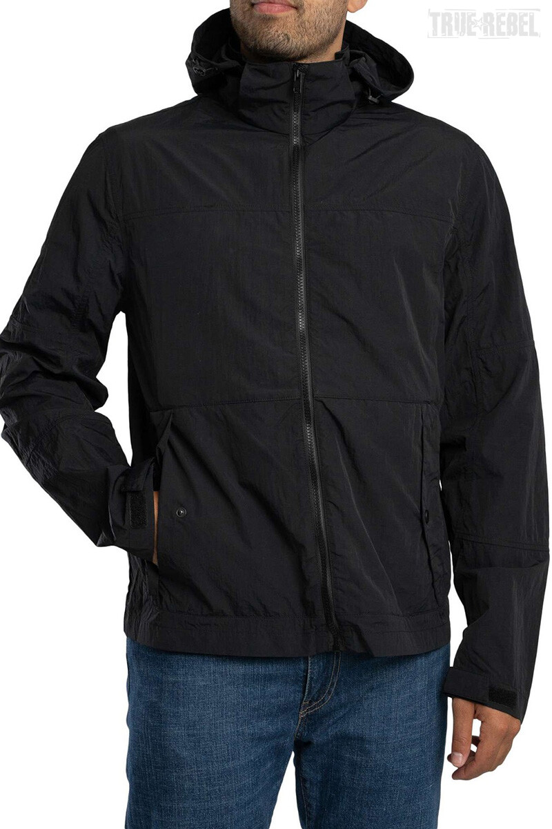 Lyle & Scott Stow Away Jacket Black Ice