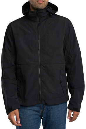 Lyle & Scott Stow Away Jacket Black Ice