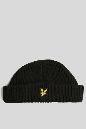Lyle & Scott Brim Beanie Black Ice