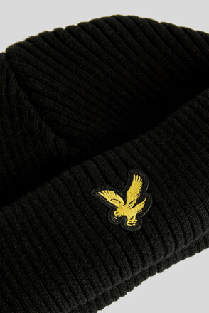 Lyle & Scott Brim Beanie Black Ice