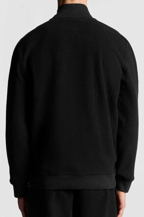 Lyle & Scott Polar Fleece Track Jacket Jet Black