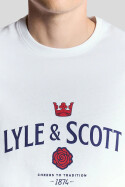 Lyle & Scott Cheers To Tradition Graphic T-Shirt White
