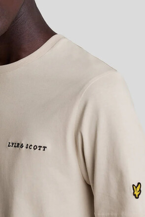 Lyle & Scott Embroidered T-Shirt Cove Dark Navy