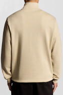 Lyle & Scott Loopback Quarter Zip Sweat Grey Taupe