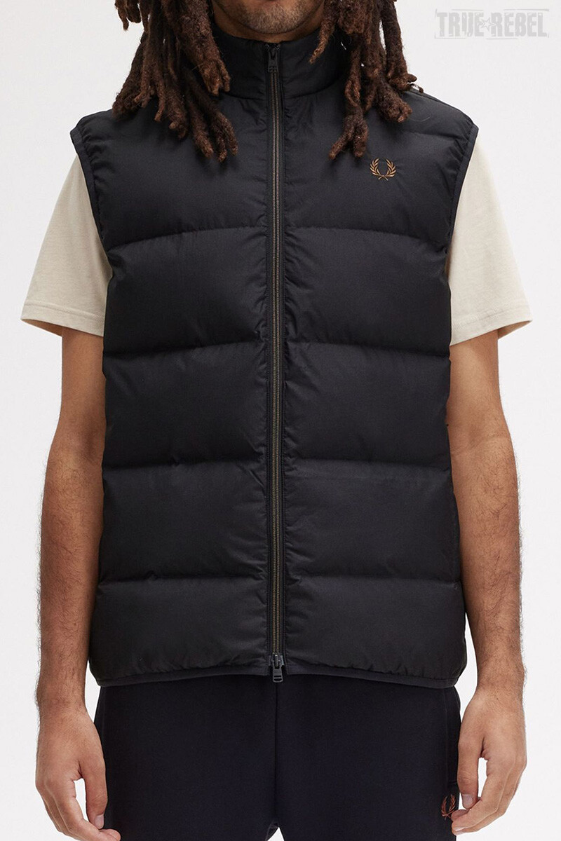 Fred Perry Insulated Gilet Black